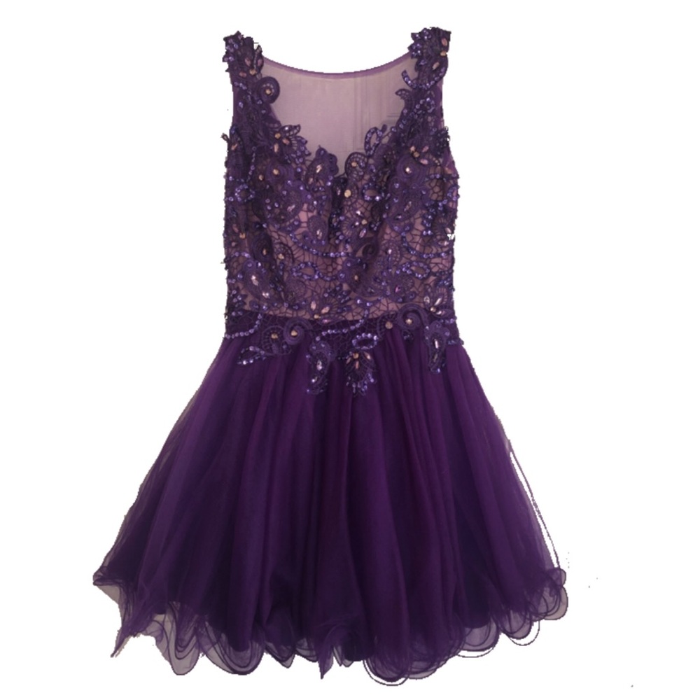 Purple Mini Dress
